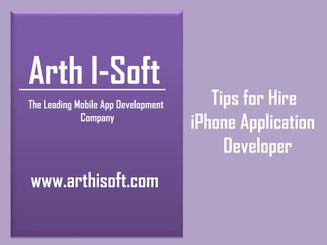 Hire iPhone App Developers