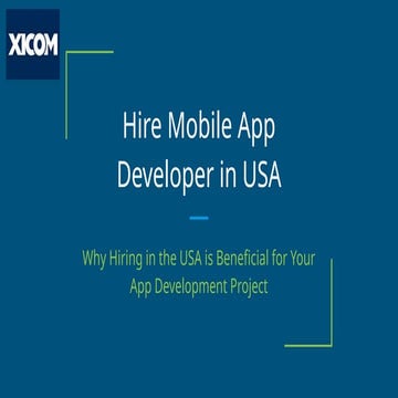 Top Hire Mobile App Developers in the USA