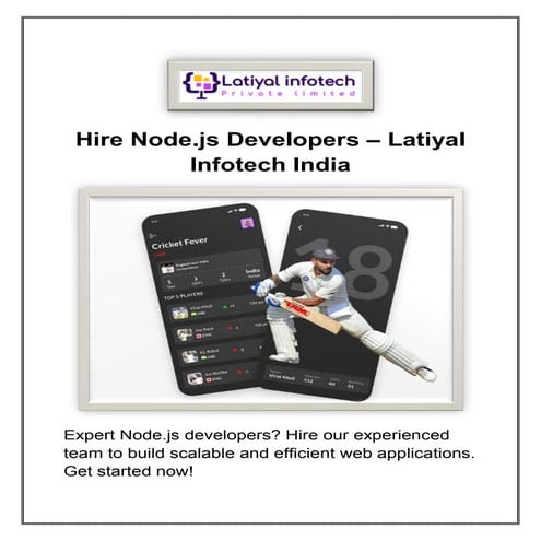 Hire Flutter App Developers – Latiyal Infotech India | PDF