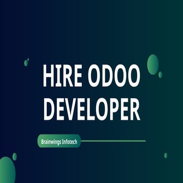 Hire Odoo Developer for Custom ERP Solutions | Brainwings Infotech