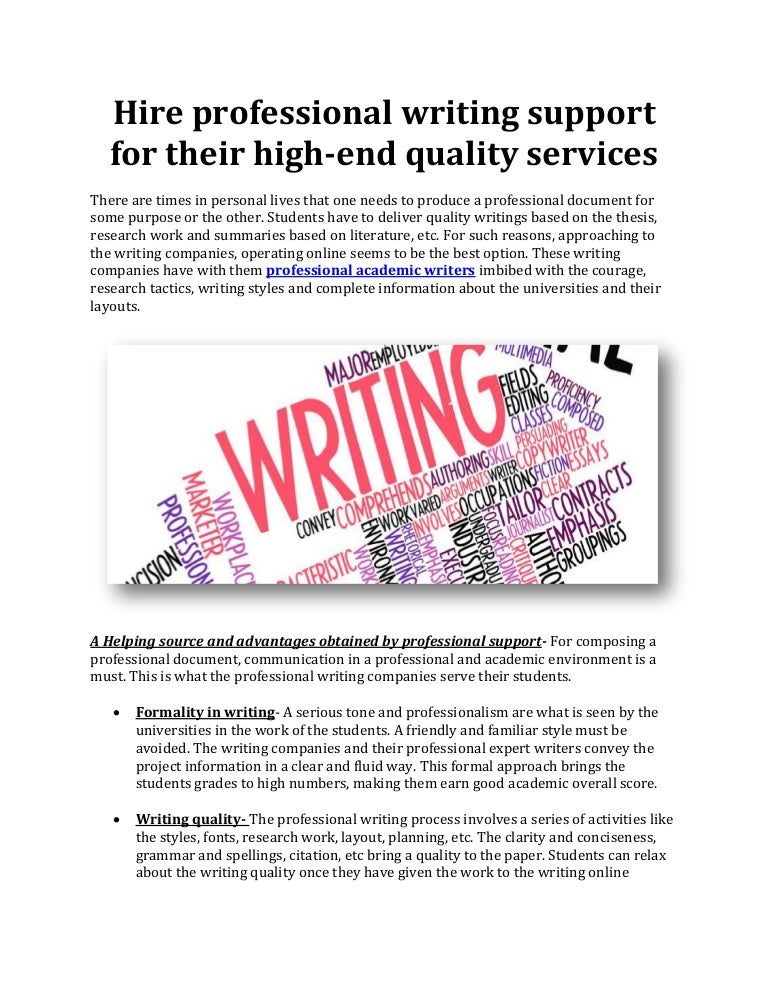 High quality writing services High quality writing services
