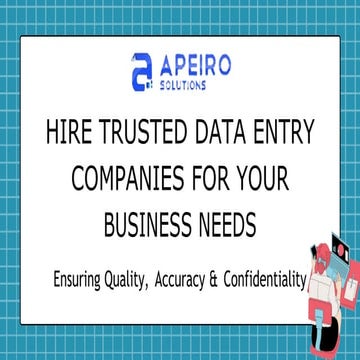 Reliable Data Entry Companies in Coimbatore for Business Growth