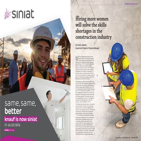 Workplace Gender Equality In The Construction Industry | PDF