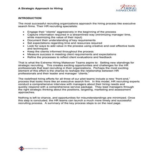 Hiring process checklist