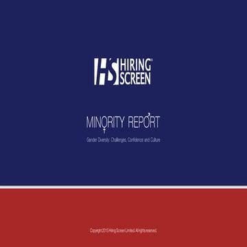 Hiring Screen - Minority Report