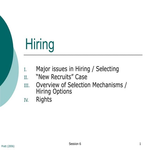 Hiring Session 6 (2006)