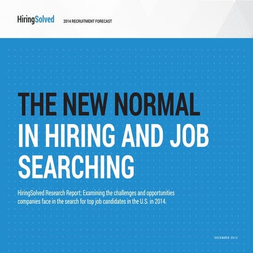 HiringSolved 2014 Recruitment Forecast