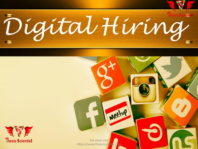 Hiring through social media ppt