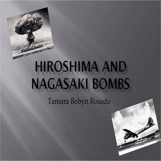 Hiroshima and nagasaki