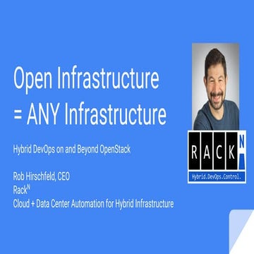 2016 - Open Mic - IGNITE - Open Infrastructure = ANY Infrastructure