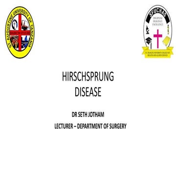 HIRSCHSPRUNG DISEASE.pdf AGANGLIONIC MEGACOLON, CONGENITAL MEGACOLON | PDF