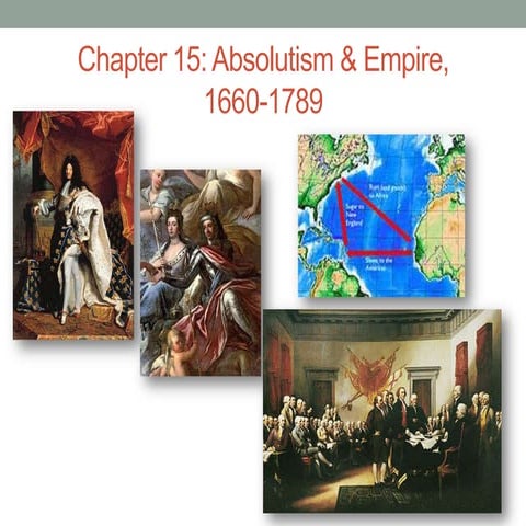 His 102 chapter 15 Absolutism and Empire