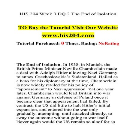 His 204 week 3 dq 2 the end of isolation