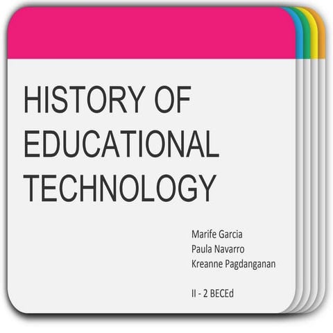 History of educational technology