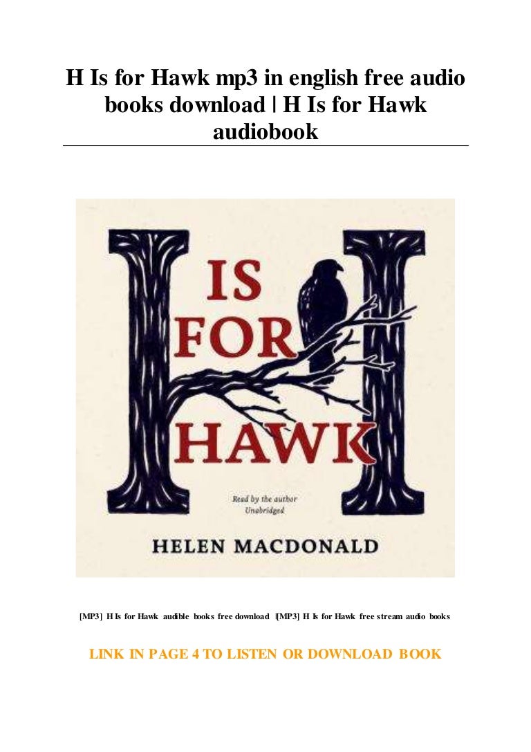 H Is For Hawk Mp3 In English Free Audio Books Download H Is For Haw