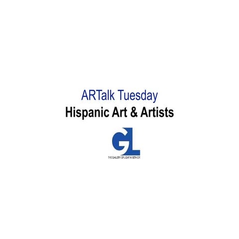 Gallery of Light @ Beth Or Miami presents ARTalk Tuesday. Learn about Hispani...