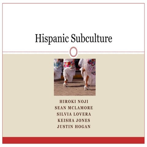 Consumer Behav-Hispanic Subculture