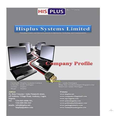 Hisplus systems limited company profile