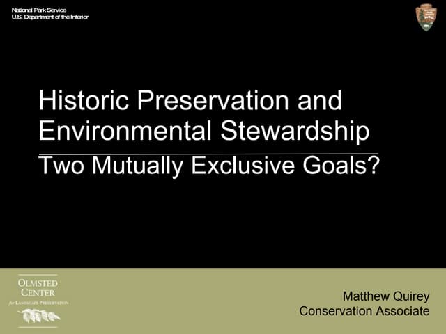 Encouraging Historic Preservation ppt | PPT