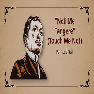 HIST-100-REPORT-Noli Me Tángere Novel by José Rizal.pptx