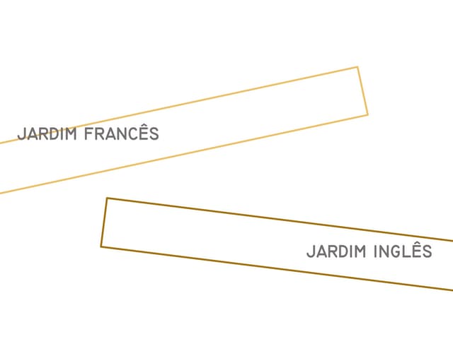 Jardim Francês  X  Jardim Inglês