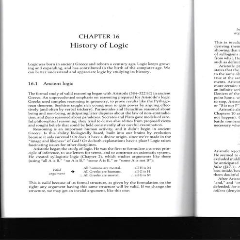 hist-logic.pdf History of logic chapter 16  Aristotle the father of logic