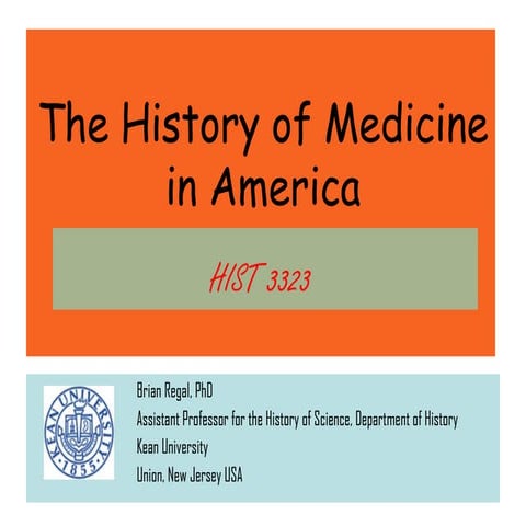 History of medicine in america | PPT