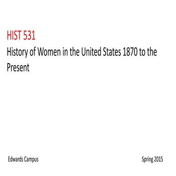 History of Women in the United States through 1870
