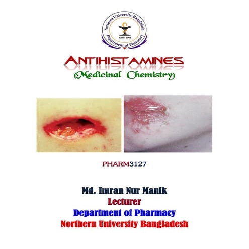 Antihistamines (medicinal chemistry) manik