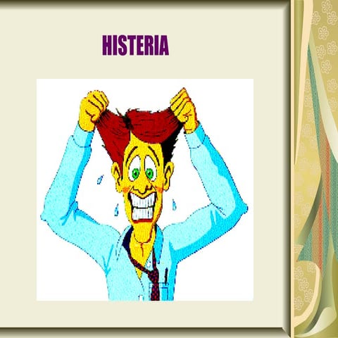 Terapia Ocupacional e Histeria