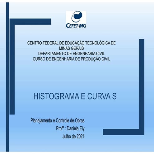 Histograma_e_Curva_S_21-2 para engenharia civil | PDF