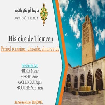 Histoire de tlemcen
