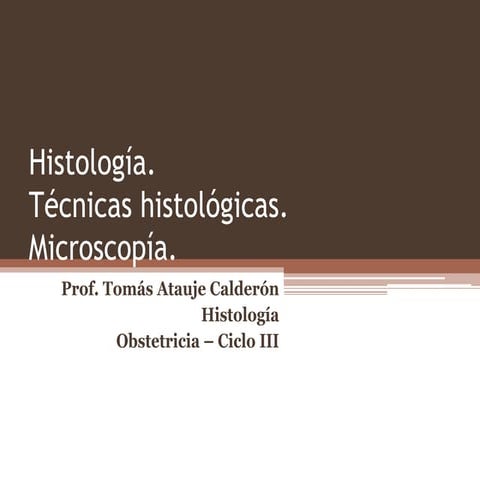 Histología