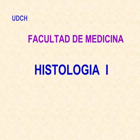 Histologia I Clase  Concepto Microscopio Celula