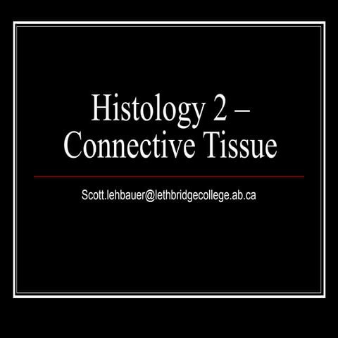 Histology 2 connective_tissue