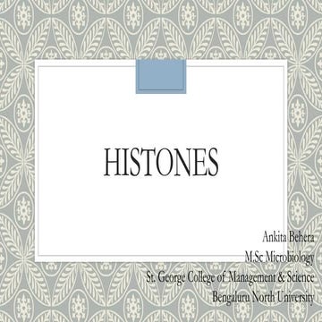 Histones
