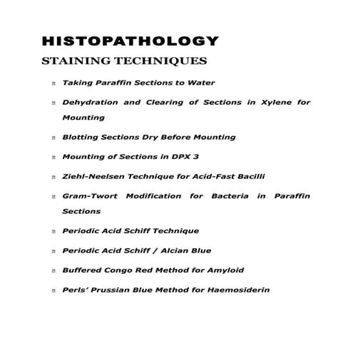 Histopathology