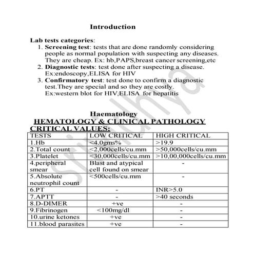 Histopathology,cytology,clinical pathology and haematology