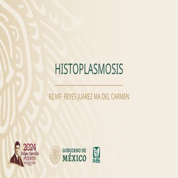 HISTOPLASMOMOSIS DESDE EL PUNTO DE LA EPIDEMIOLOGIA