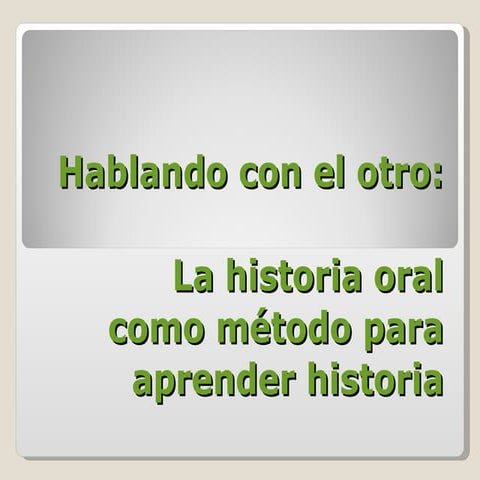 Hist oral la batalla de puebla 