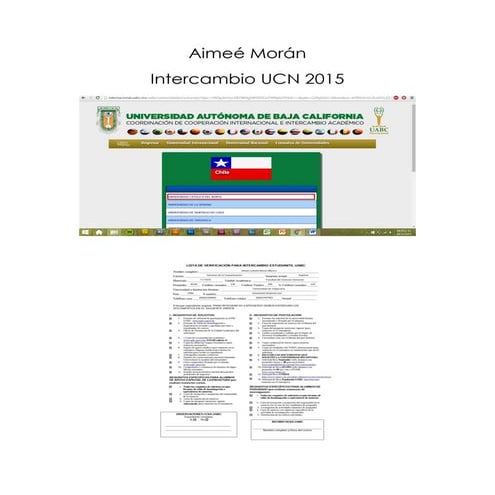 Intercambio UCN 2015