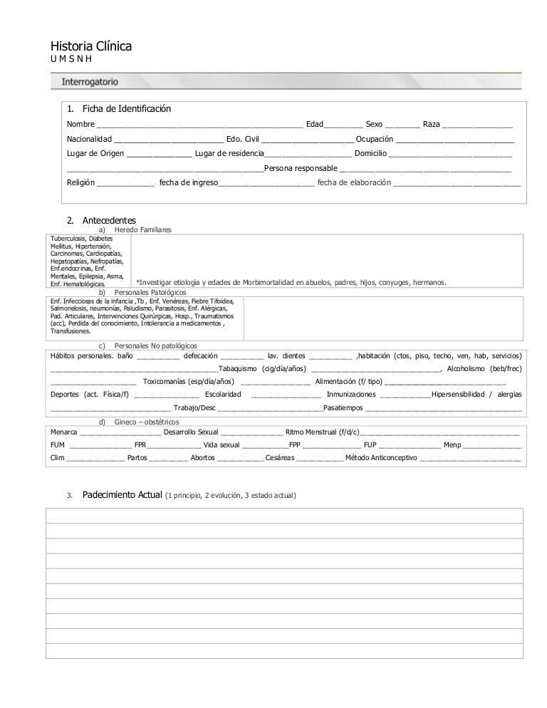 Historia clinicaformatomini2