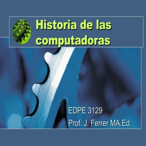 Historia Computadoras