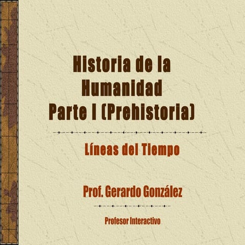 Historia de la humanidad 1°parte