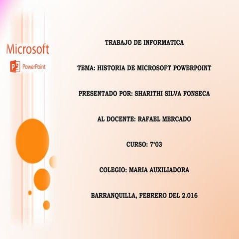 Historia powerpoint
