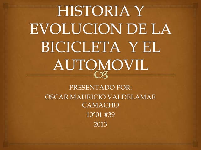 Historia y-evolucion-de-la-biciclet...