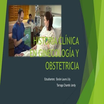 Historia clinica en ginecologia y obstetricia. dr andres ricaurte s md ...