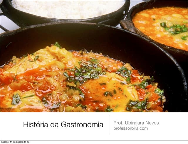 História da Gastronomia