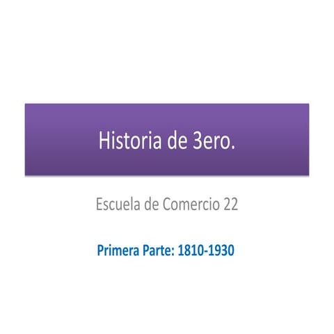 Historia de 3ero parte 