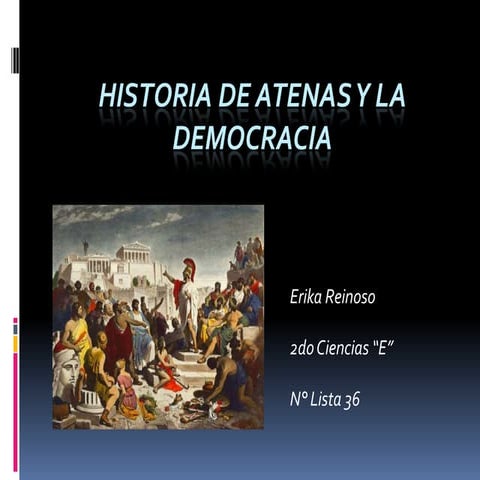 Historia de atenas y su democracia | PPTX